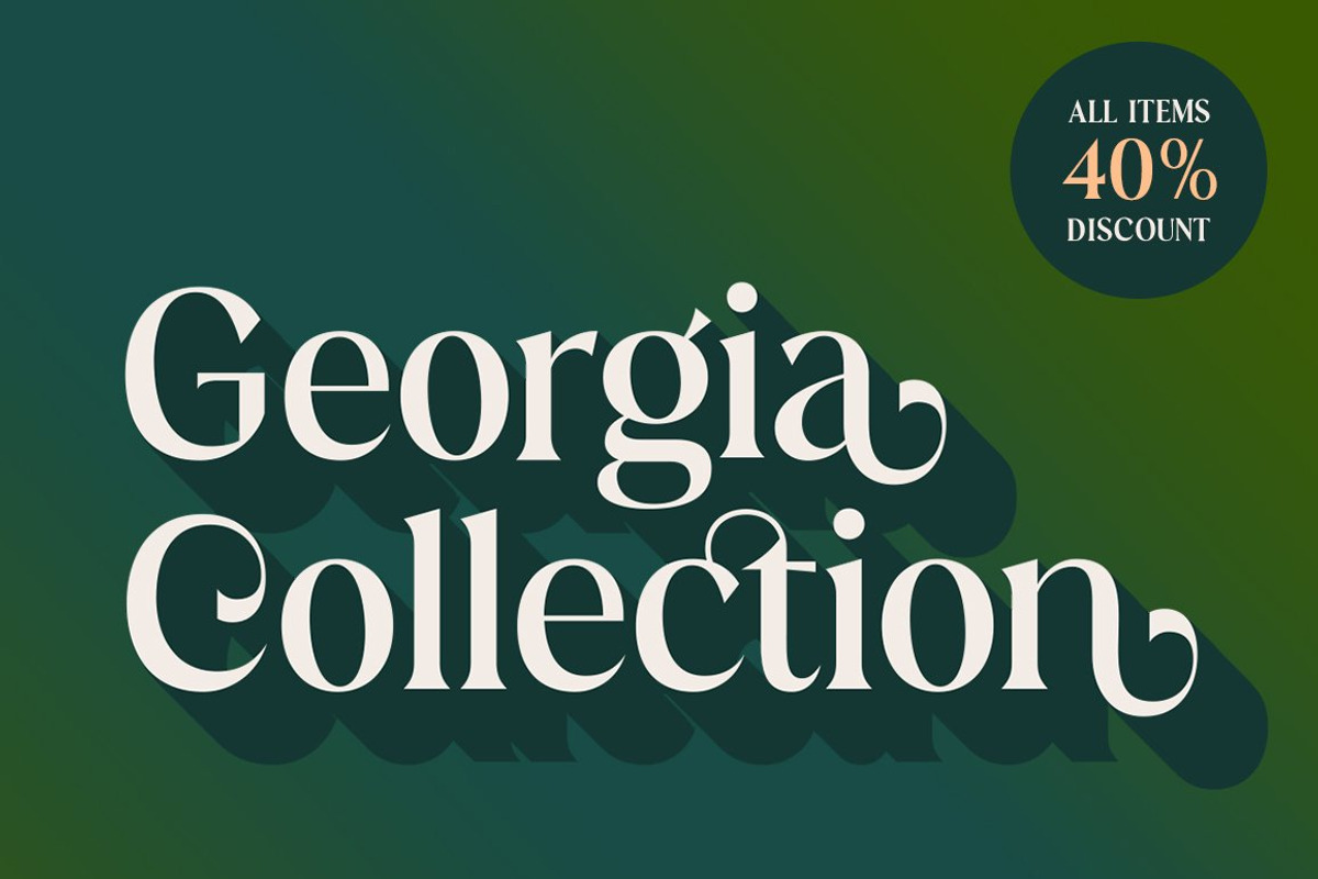 Abigeta 50% Discount, a Serif Font by Adam Azura (Photo 9 of 14)