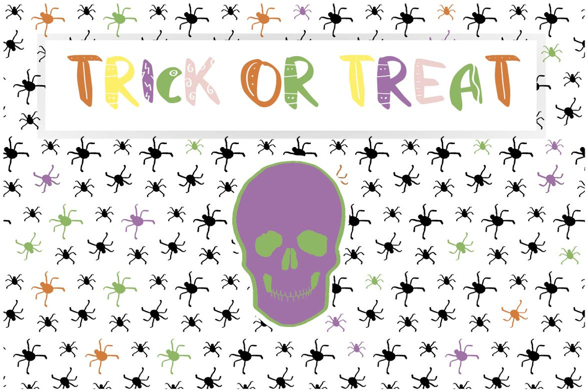 Funny uppercase font. And doodles. preview 8
