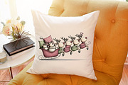 Santa Sleigh and Reindeer Christmas, an Illustration by Sublimation Artist (Thumbnail 6 of 6)