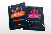 Set of 6 Basketball Posters, a Flyer Template by Leo Edition (Thumbnail 3 of 5)