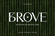 Brove | Beautiful Decorative Serif, a Serif Font by Hole Hope Design (Thumbnail 1 of 7)