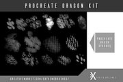 Procreate Dragon Brush Kit, a Brush Add-On by Extreme Brushes (Thumbnail 2 of 3)