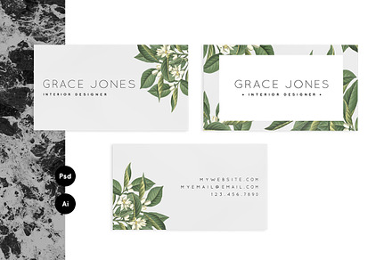 'Elegance' business card template