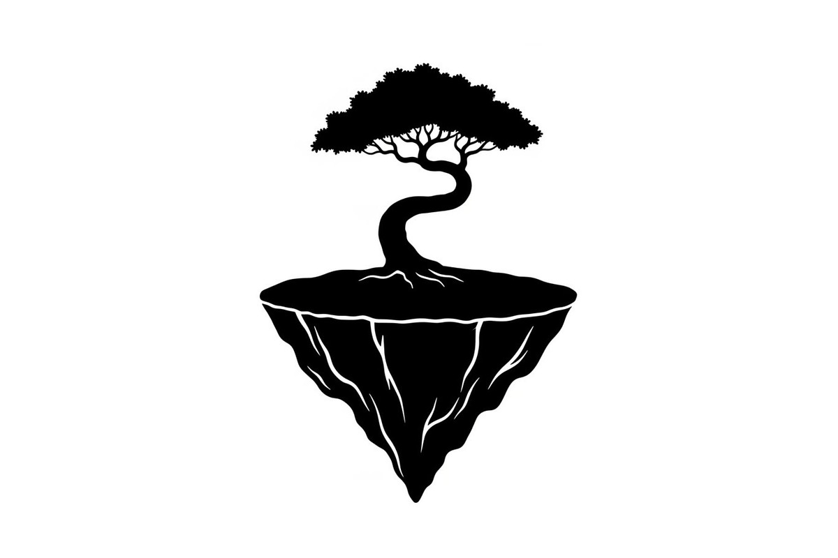 50 Floating Island Bonsai Vector Bun, an Illustration by Designs_River (Photo 28 of 51)
