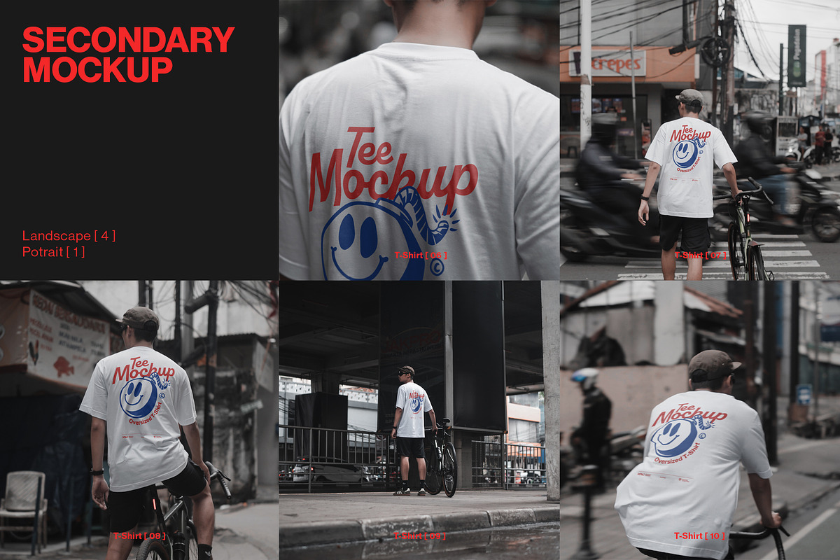 CYCLING T-SHIRT MOCKUP, a Shirt Mockup by XAL (Photo 6 of 7)