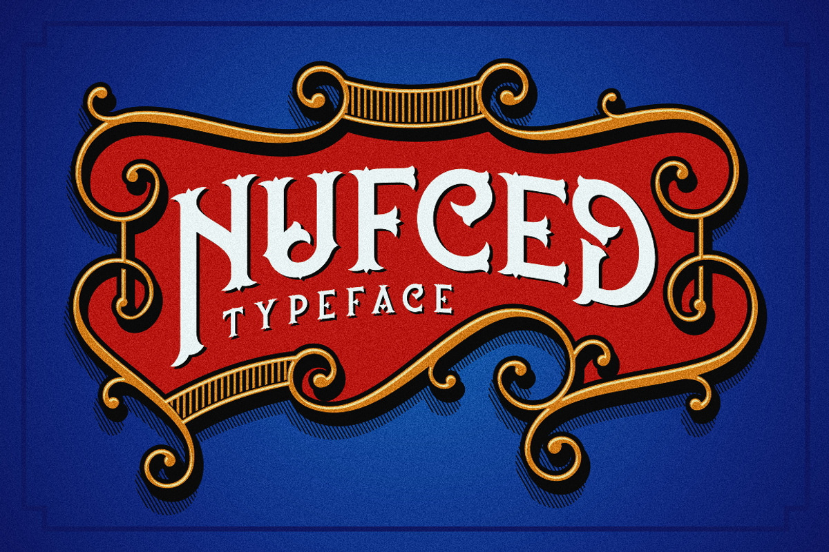 Nufced Typeface preview 2