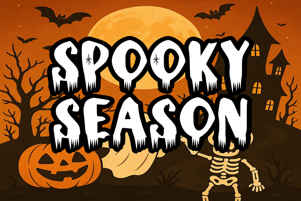 HALLOWEEN - Spooky Dripping Font, a Sans Serif Font by KiddoGlyphs Studio (Photo 2 of 3)