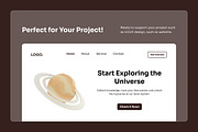 3D Solar System & Planets Icon Set, a Technology Illustration by twinstd (Thumbnail 5 of 6)