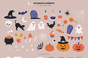 Halloween Clipart & Patterns, an Object Graphic by mejorana (Thumbnail 2 of 11)