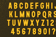 Show alphabet modern condensed style, an Object Graphic by RevelStockart (Thumbnail 6 of 10)