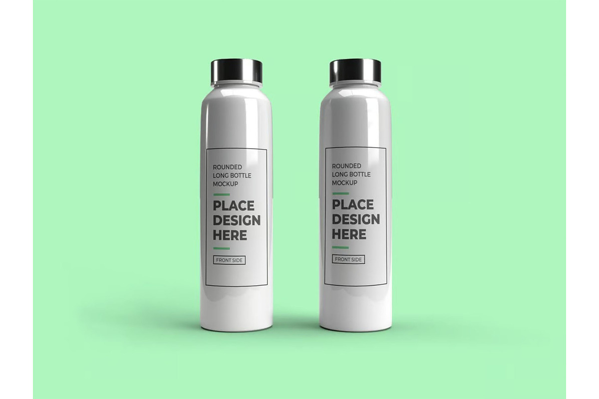 Long Bottle Tumbler Mockup Template, a Household Mockup by DesignRushMarket (Photo 10 of 11)