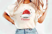 Merry Christmas Hat PNG, an Illustration by Watercolor design (Thumbnail 2 of 3)