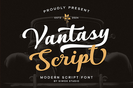 Vantasy Script - Vintage Fonts