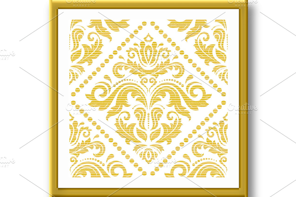 Seamless Oriental Vector Background, a Decorative Illustration by FineArtStudio (Photo 3 of 3)