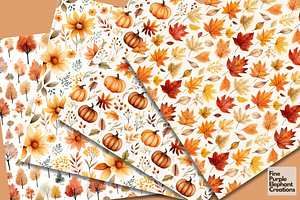 Autumn Harvest Fall Pumpkin Pattern