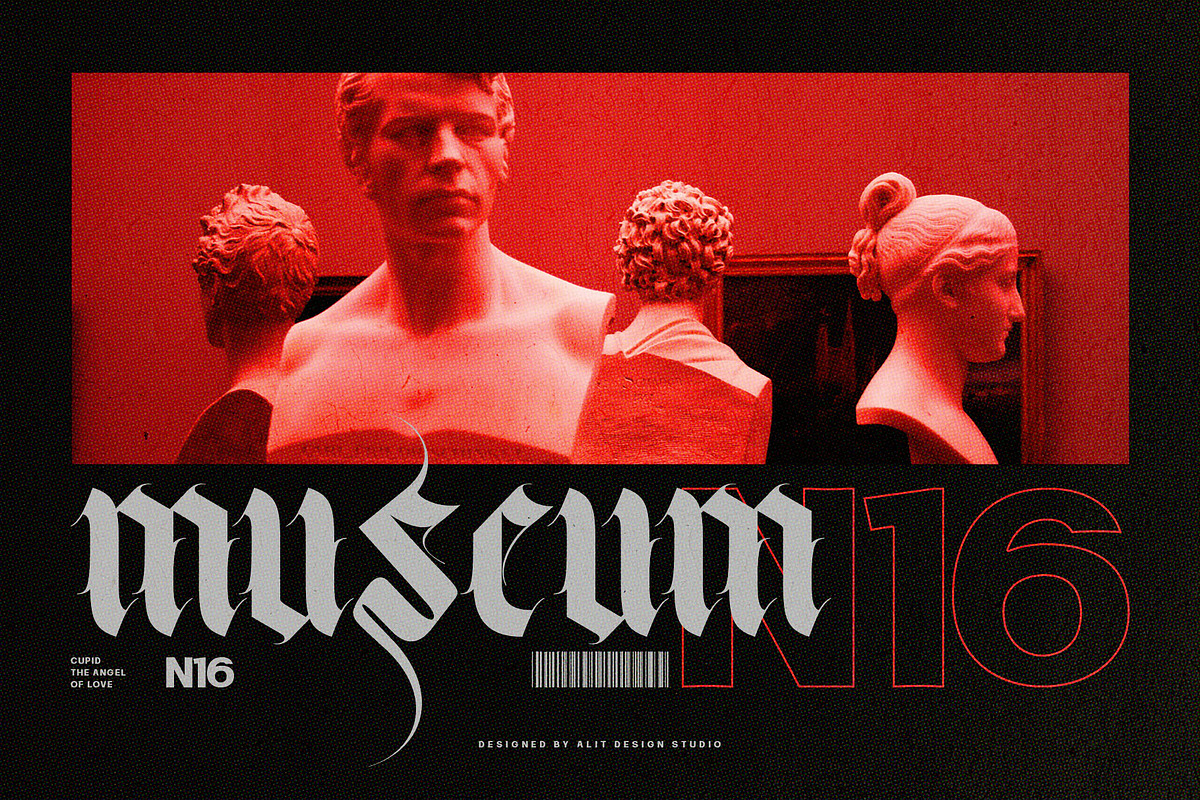 Makhor Metal Blackletter Font, a Blackletter Font by alit design (Photo 13 of 20)