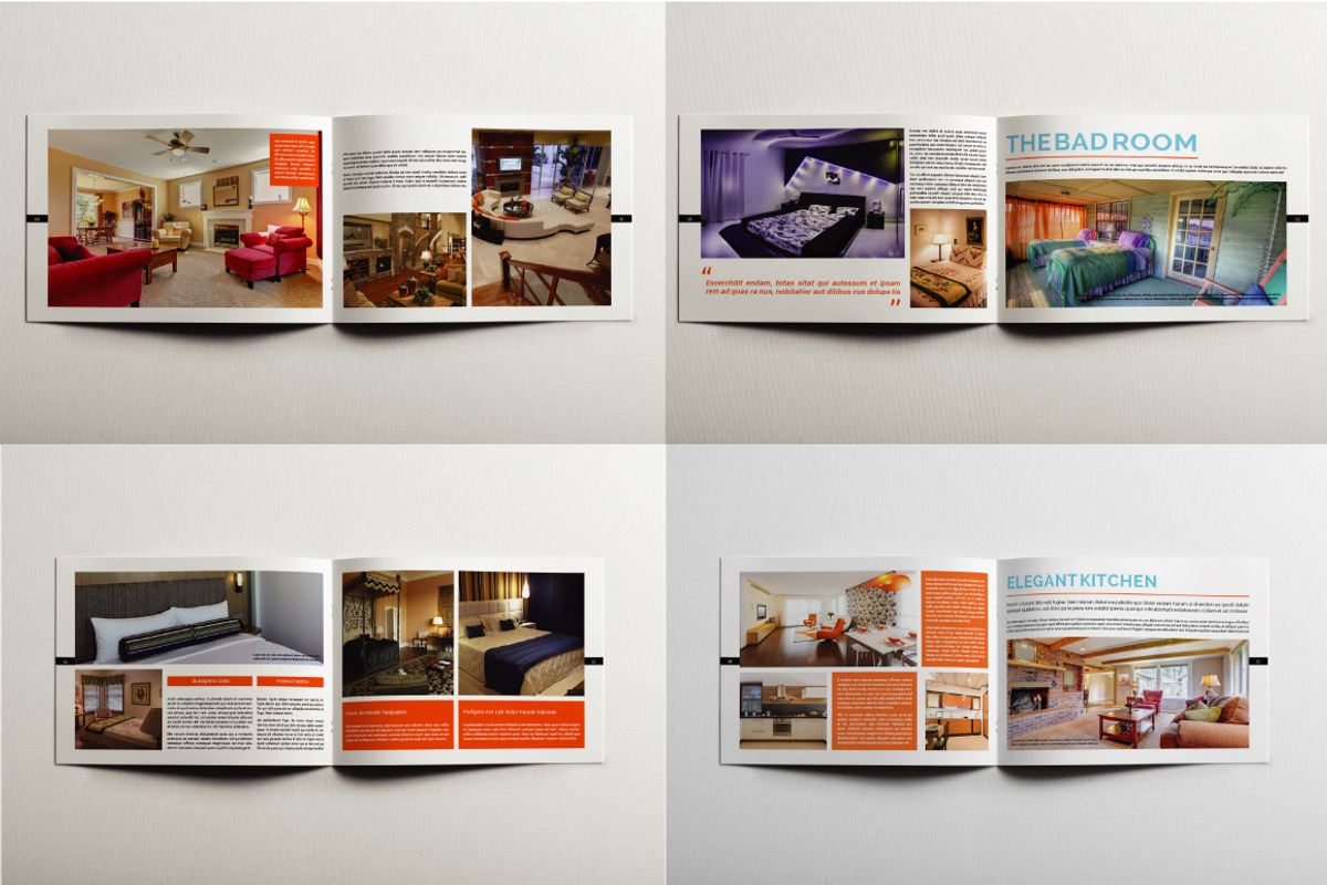 A4 Landscape Portfolio, a Brochure Template by marone (Photo 3 of 5)