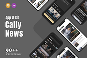Caily News - Magazine & News App, an App Template by Capi Product (Thumbnail 1 of 6)