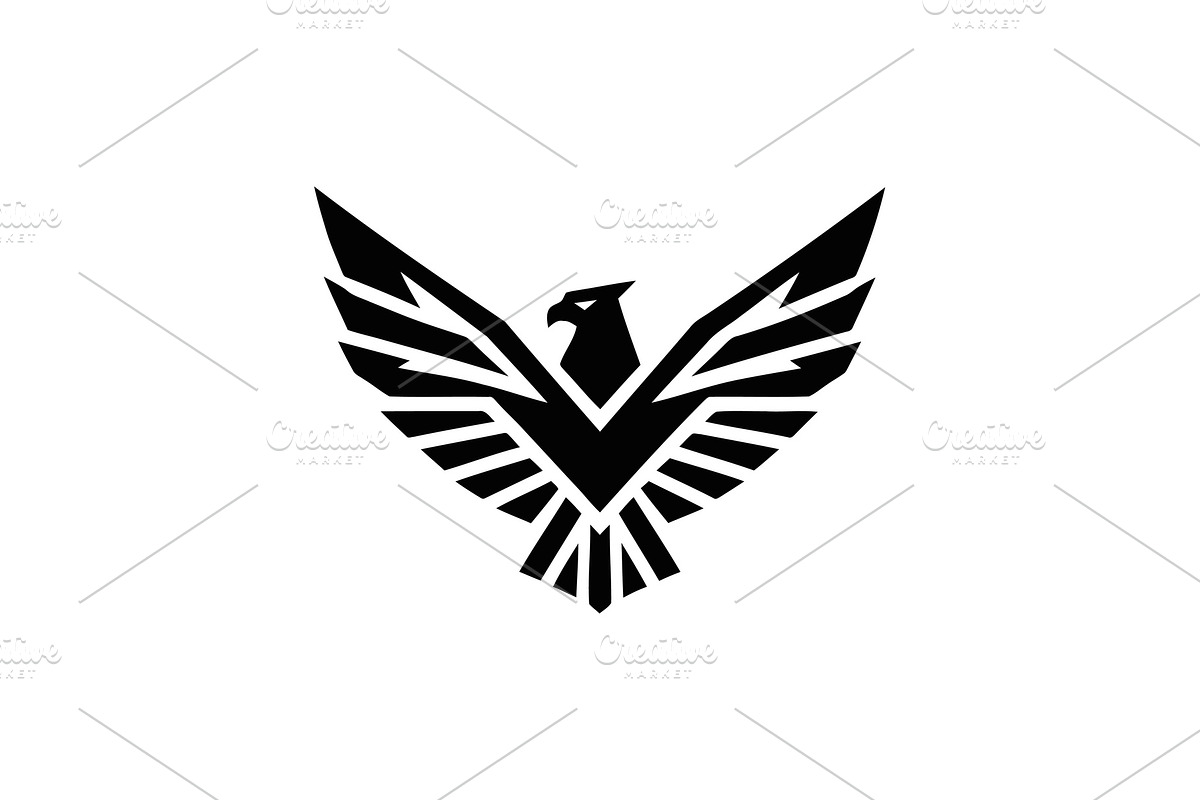 20 Minimalist Eagle Logo Bundle, a Branding & Logo Template by Vectorium Studio (Photo 10 of 21)