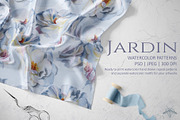 Jardin | Watercolor roses patterns, a Pattern Graphic by Tanya Vollar (Thumbnail 9 of 11)