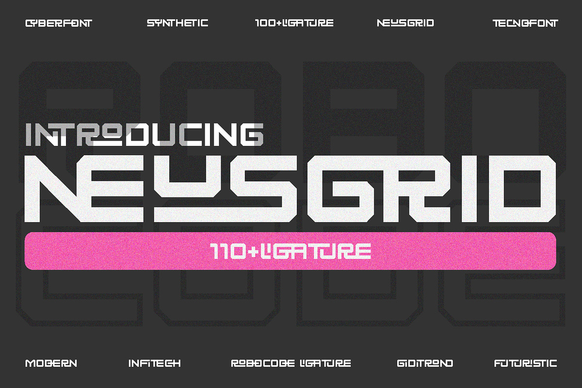 Syntetic Asrocuus Ligature Font, a Sans Serif Font by Erifqizefont (Photo 3 of 20)