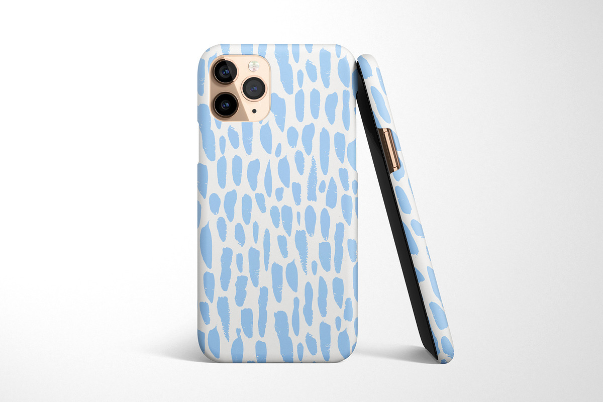 Blue Painted Texture, a Pattern Graphic by MalyskaStudio (Photo 10 of 15)