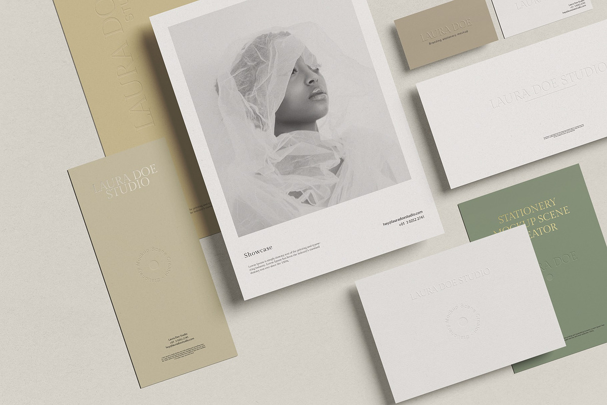 Stationery Mockup Scene Creator, a Product Mockup by Tahtagraphic (Photo 2 of 14)