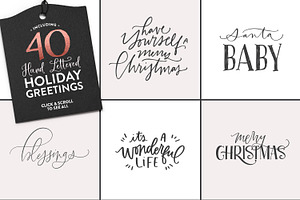 Christmas Farmhouse Lettering Kit 2