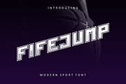 Fivejump, a Sans Serif Font by albert_kalingga (Thumbnail 1 of 3)