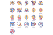 61 Bioengineering Round Icons, an Icon by Flat Icons (Thumbnail 4 of 4)