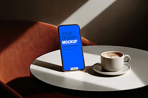 Modern mobile mockup