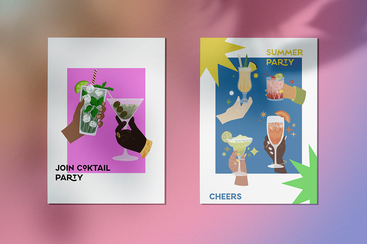 Cocktail Party Clipart, a Person Illustration by Teresa Art Store (Photo 3 of 8)