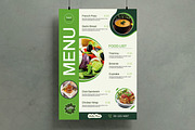 Food Menu Flyer Template, a Flyer Template by MightyDesign (Thumbnail 1 of 6)