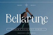 Bellarune Modern Elegant Serif Font, a Serif Font by Rasio Studio (Thumbnail 1 of 9)