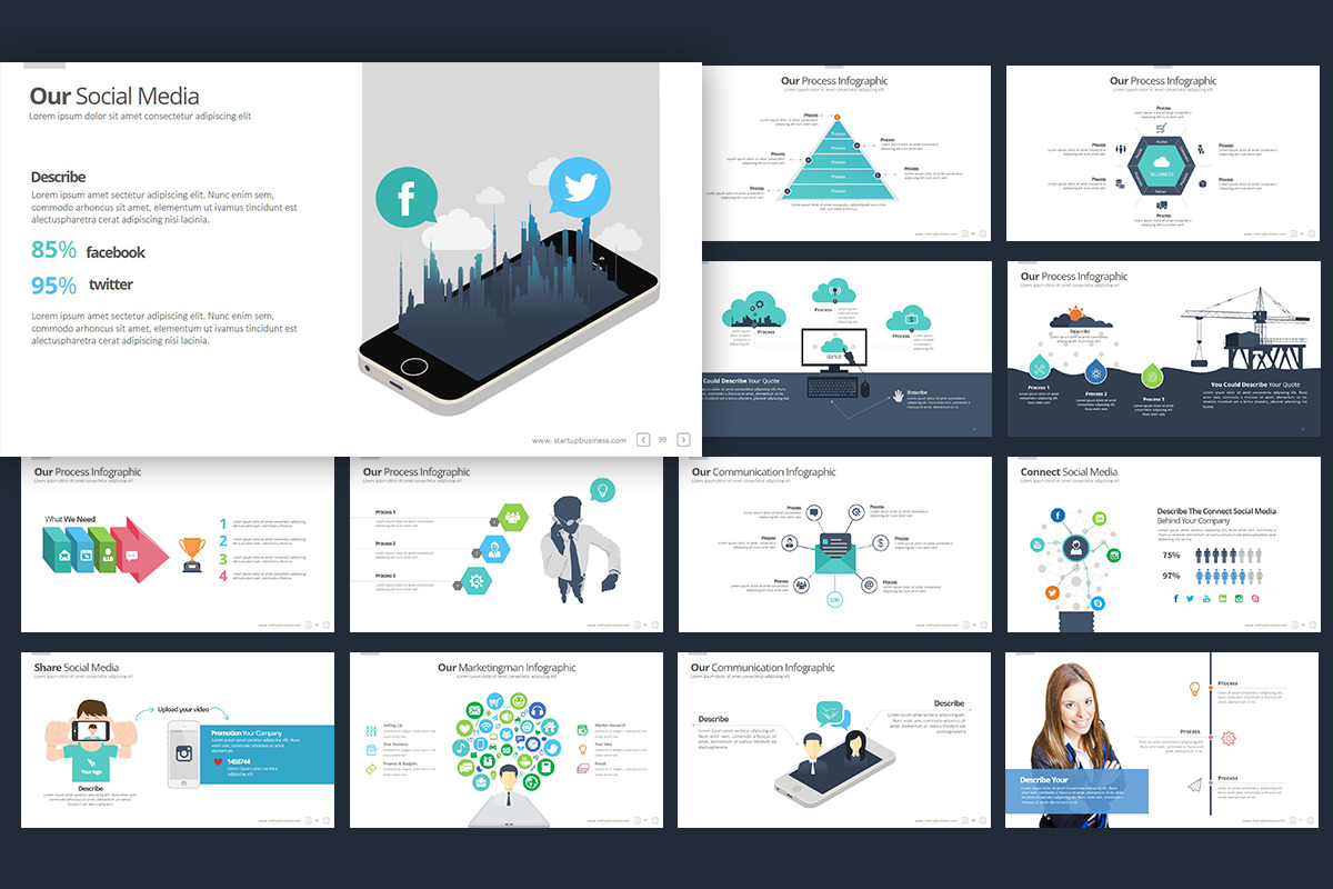Business Startup Keynote Template, a Presentation Template by Stock Shape (Photo 7 of 8)
