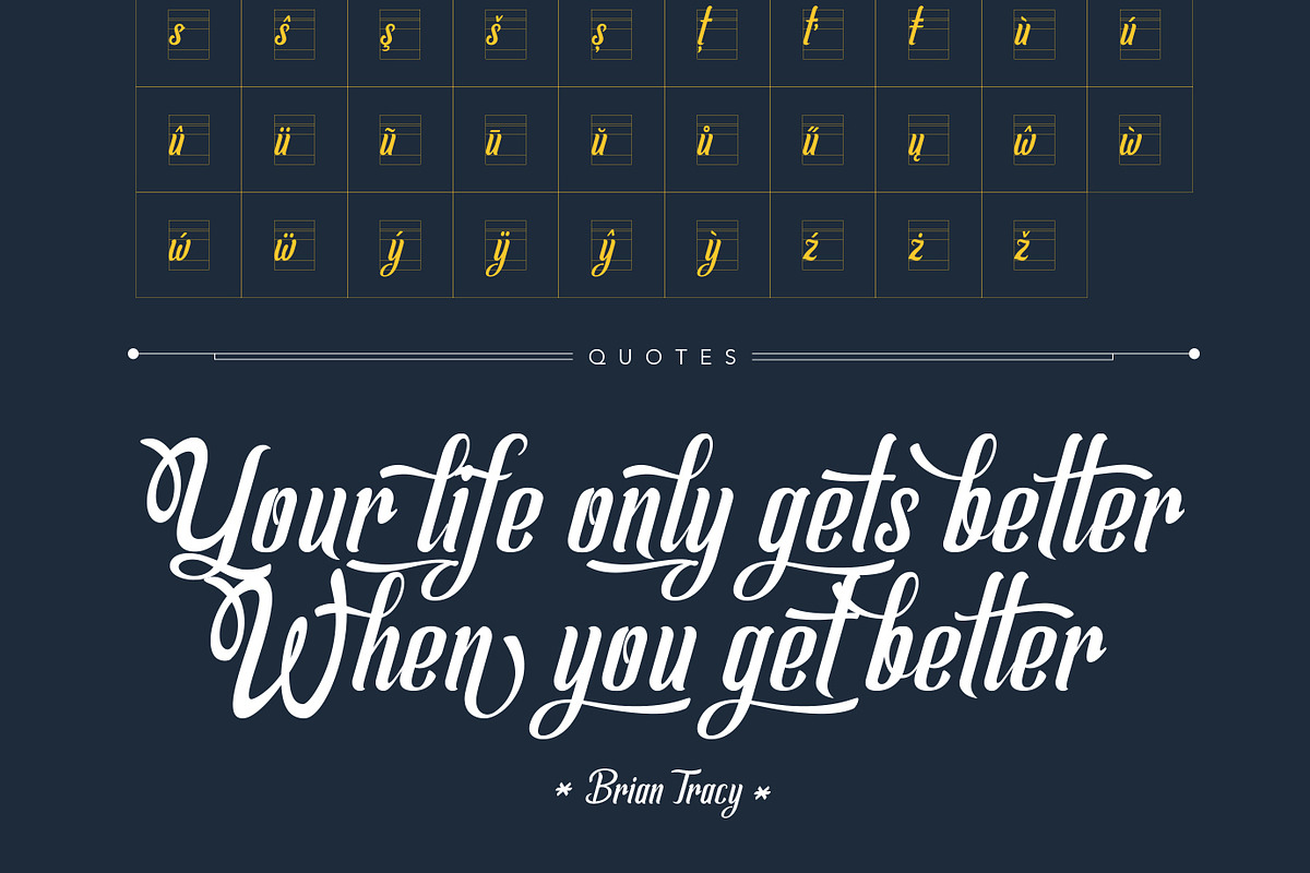 Allema Script Font, a Script Font by Aktab Studio (Photo 11 of 13)