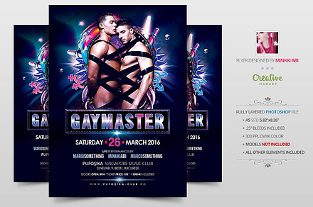 Gay Master Flyer | Poster