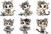 Leopard print cat clipart, an Illustration by DreamArtGraphic (Thumbnail 5 of 5)