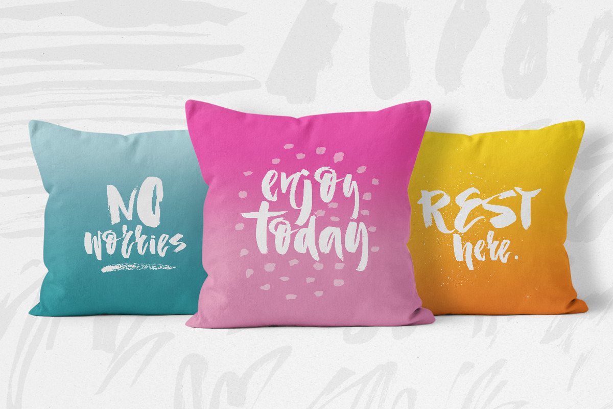 Haiti Organic Brush Font +Extras, a Script Font by Favete Art (Photo 8 of 11)