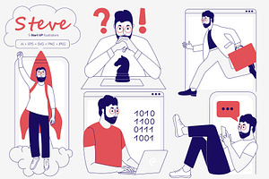 IT Professional Illustrations, a Person Illustration by Kalash