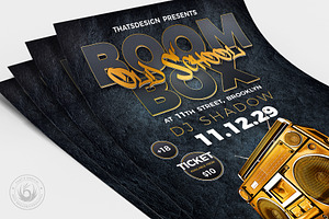 Boombox Flyer Template V2