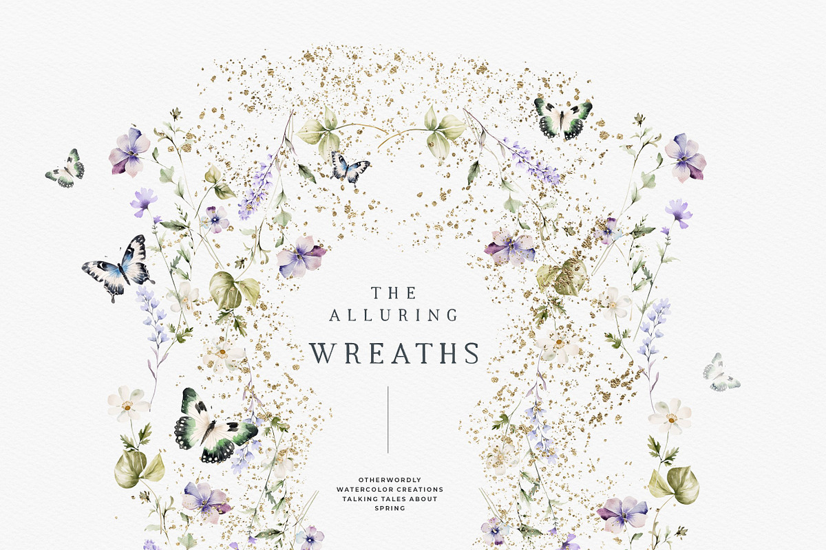 Wildflower Wedding Watercolor Bundle, a Decorative Illustration by Laras Wonderland (Photo 4 of 20)