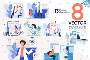 Medicine Vector Scenes