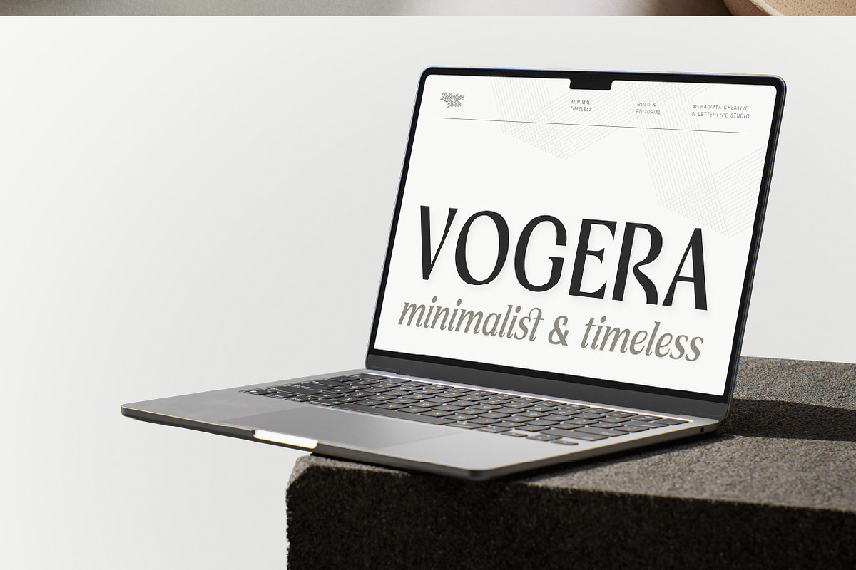 Vogera Minimal Editorial Serif, a Serif Font by Lettertype Studio (Photo 7 of 15)