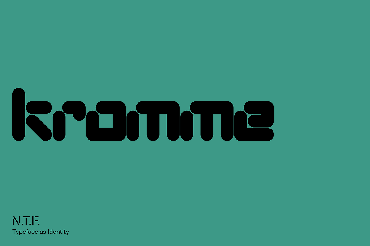 Kromme, a Sans Serif Font by Nameless Type Foundry (Photo 1 of 10)