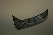 Old Wooden Boat, a Cars & Vehicle 3D Model by Game-Ready Studio (Thumbnail 1 of 5)