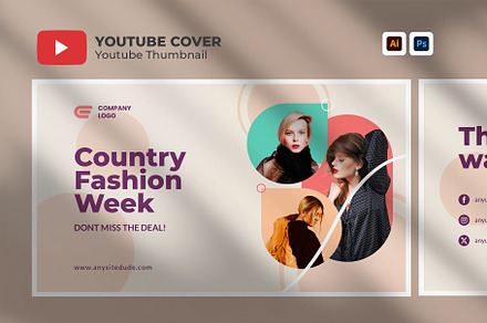 Fashion Week Youtube Thumbnail