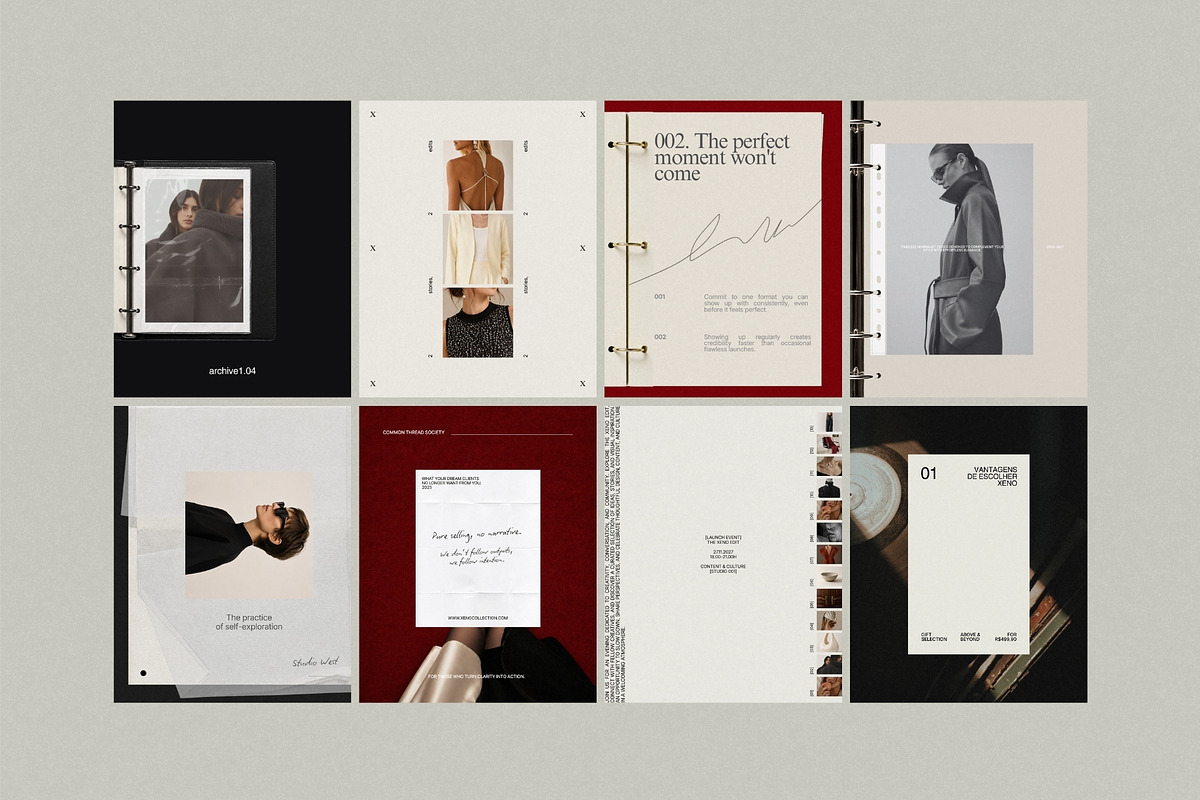 XENO | Instagram Post Bundle, a Social Media Template by The Aesthetic Studio (Photo 9 of 10)
