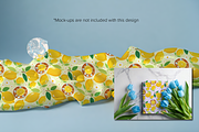 Summer Lemon and Ice Tea Pattern, a Pattern Graphic by Little Creative Scribbles (Thumbnail 3 of 6)