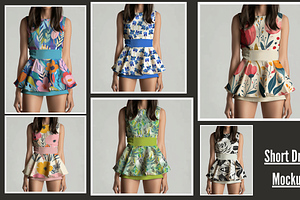 Short Dress Mockup